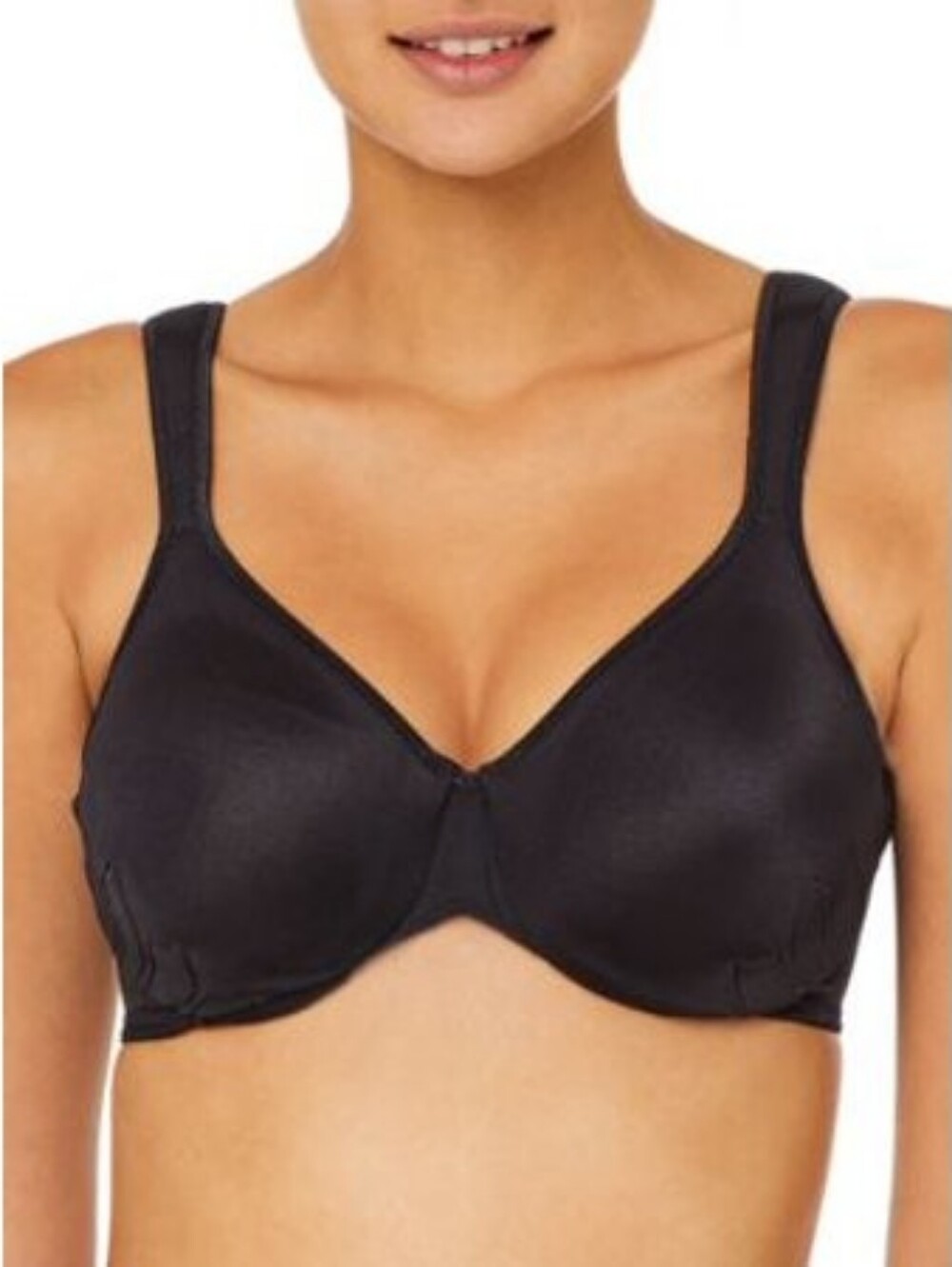 Bali Women's Live It up Seamless Underwire Bra in Black | Size: 38D |